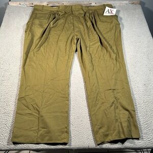 Alexander‎ Lloyd Dress Pants Mens 60x32 Brown High Rise Pleated Casual Wide Leg